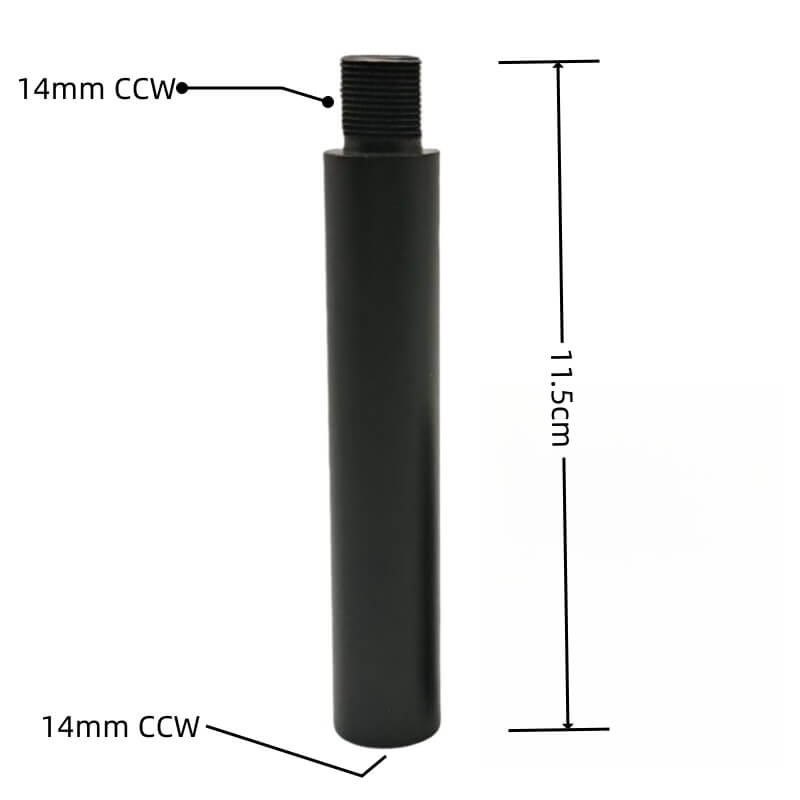 14mm CCW CNC Metal Extension Tube