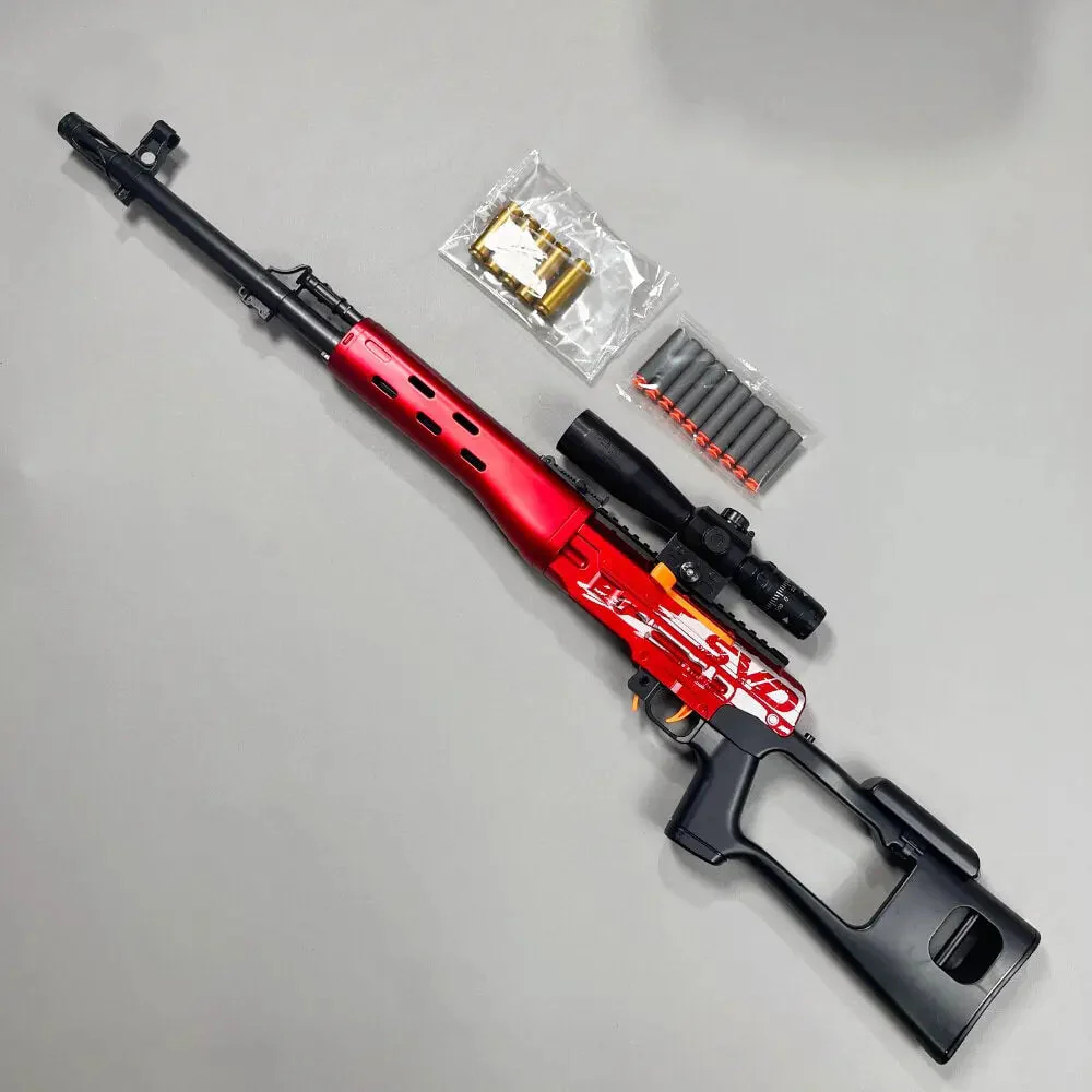 New SVD Sniper With Exquisite Color Soft Bullet Gun Toy