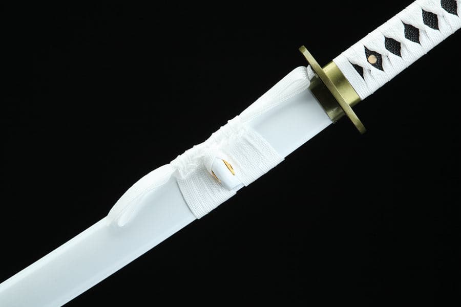 Hand Forged Anime One Piece Roronoa Zoro's Wado Ichimonji Sword 1045 High Carbon Steel Clay Tempered