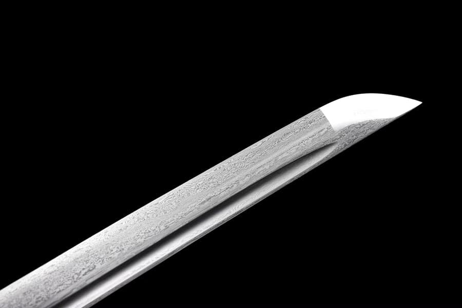 Hand Forged Japanese Samurai Katana Yingluo Damascus Steel Full Tang
