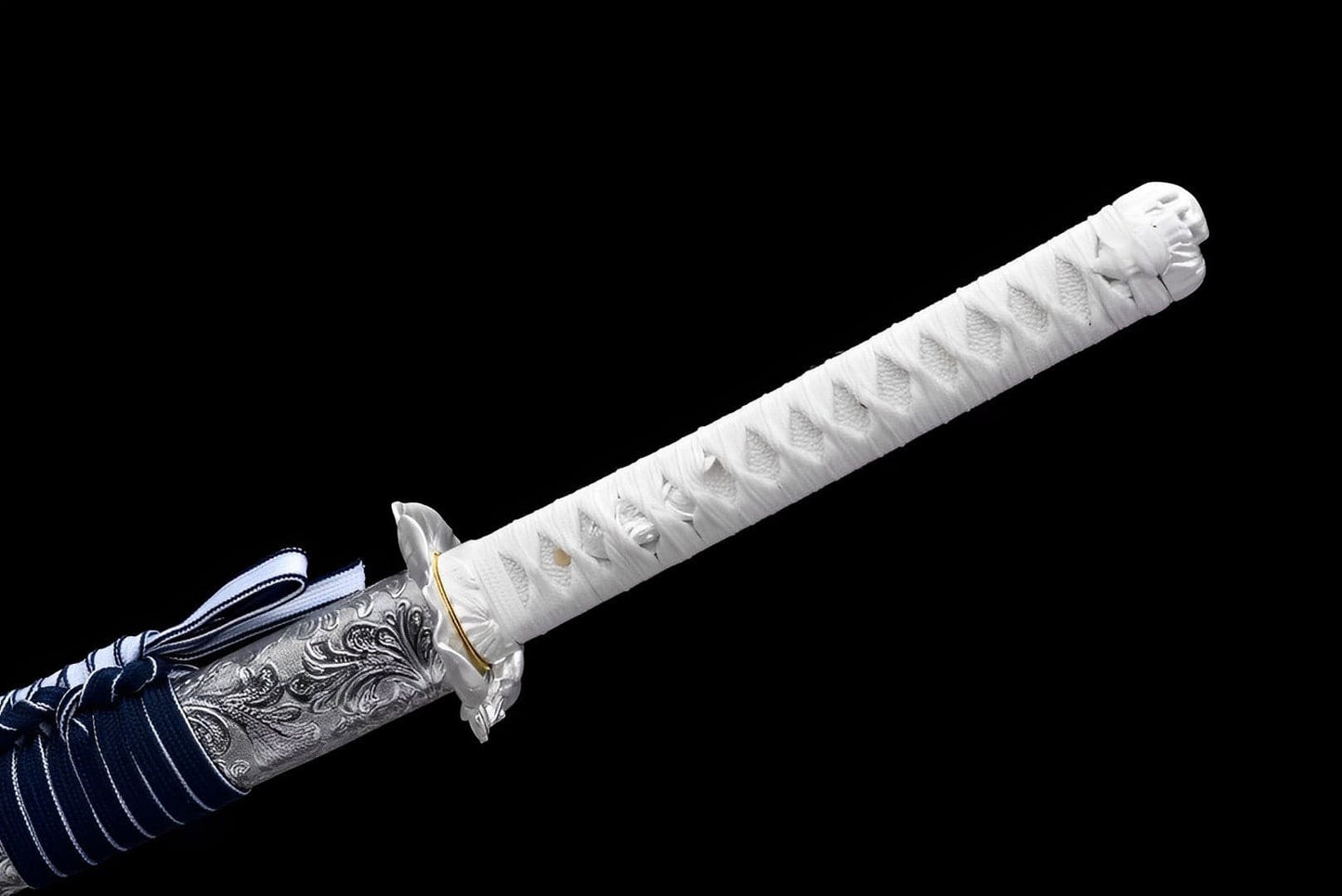 Handcrafted Japanese Samurai Sword Fuyu Katana Spring Steel Winter