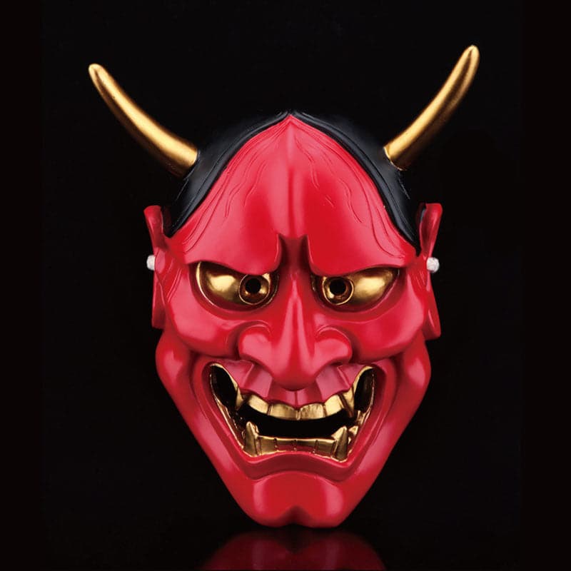 Hand-Made Japanese Hannya Resin Oni Mask