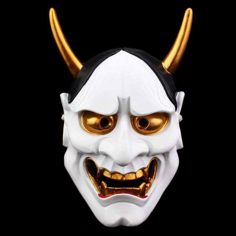 Hand-Made Japanese Hannya Resin Oni Mask