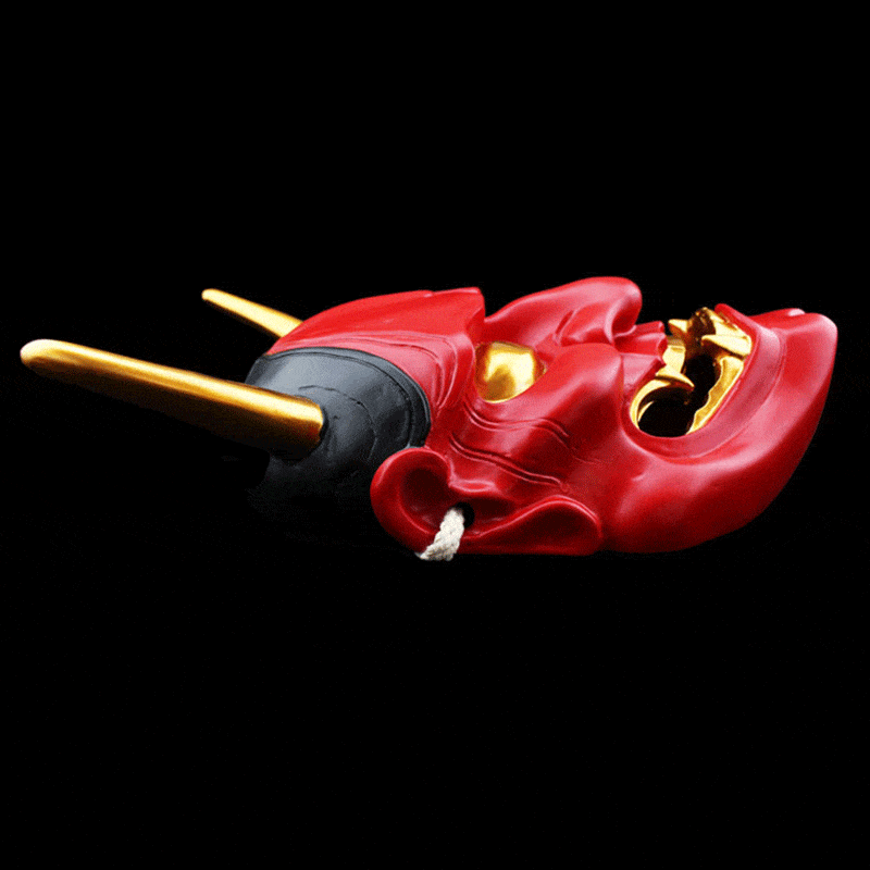 Hand-Made Japanese Hannya Resin Oni Mask