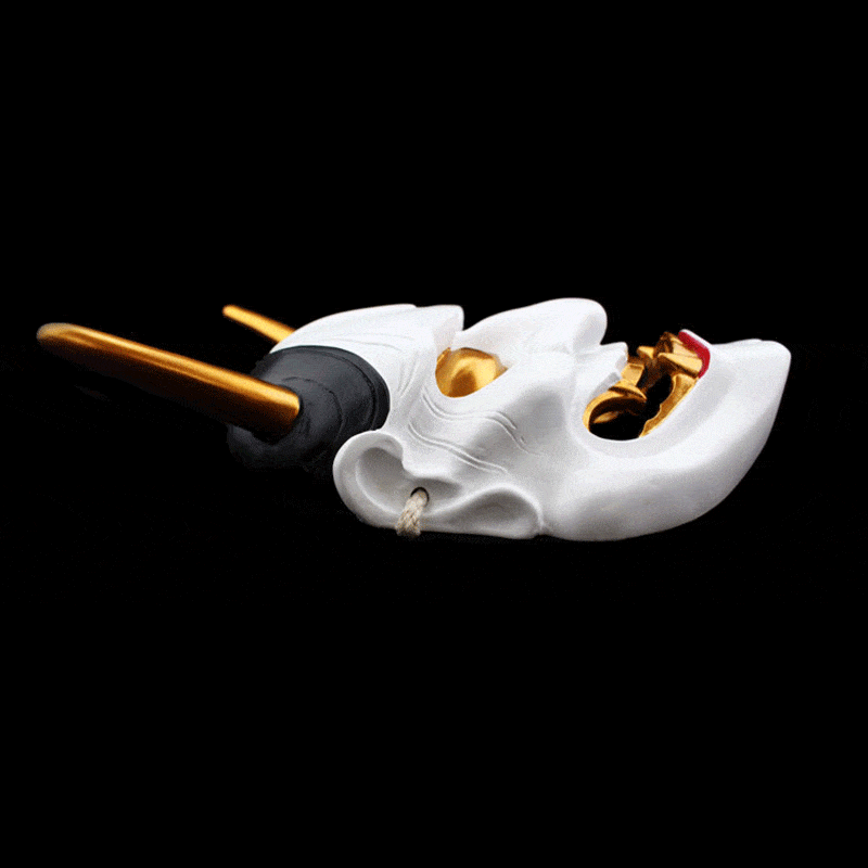 Hand-Made Japanese Hannya Resin Oni Mask