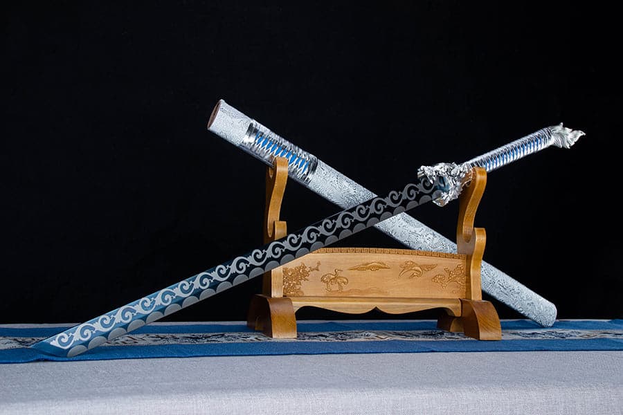 Handmade High Manganese Steel Snow Wolf Tang Sword