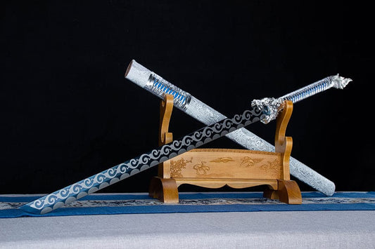 Handmade High Manganese Steel Snow Wolf Tang Sword