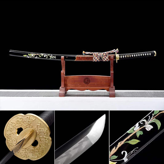 Handcrafted Japanese Samurai Sword T10 Drunken Spring Breeze Blade