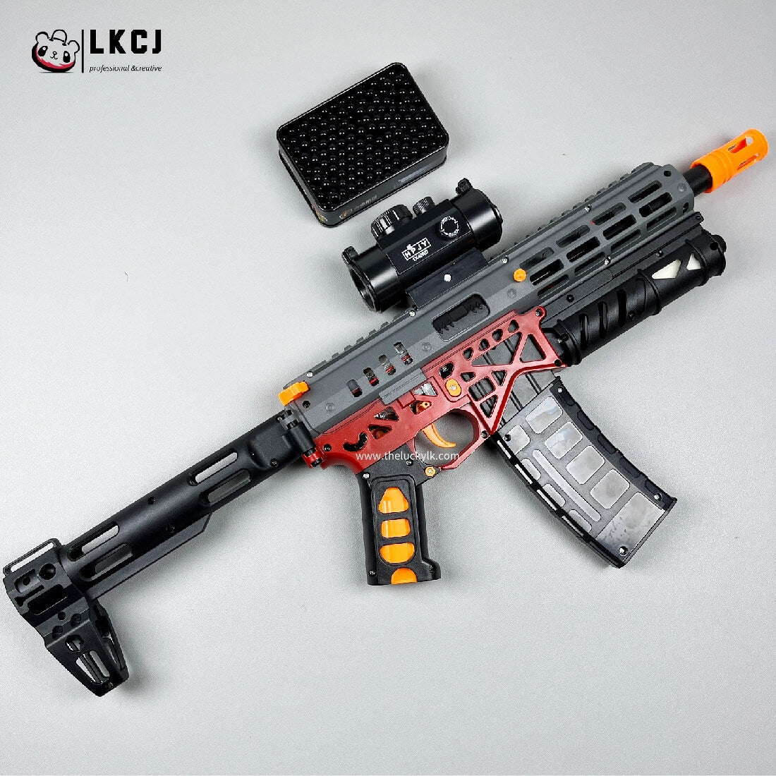 MK6 Gel Blaster With Red Light Effects And Smoke Effects