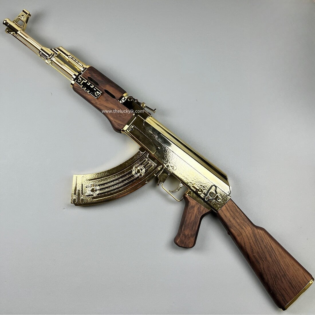 Golden/Silver AK47 Gel Blaster Toygun
