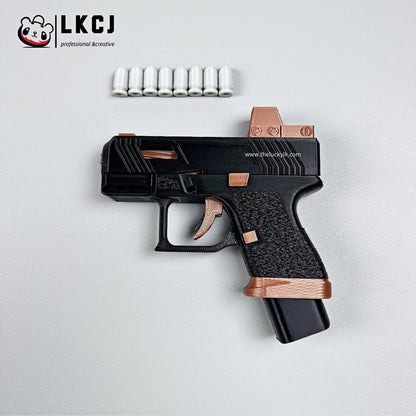 3D Printed Mini Pistol 34 Blowback Dart Blaster Automatic Shell Ejection