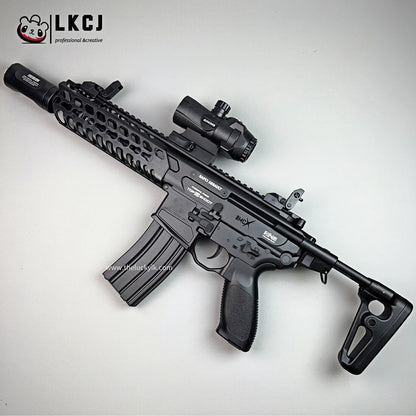 Exquisite Engraving MCX Gel Blaster High Rate of Fire  Smooth Shooting With 7 Colors of Lighted Silencer