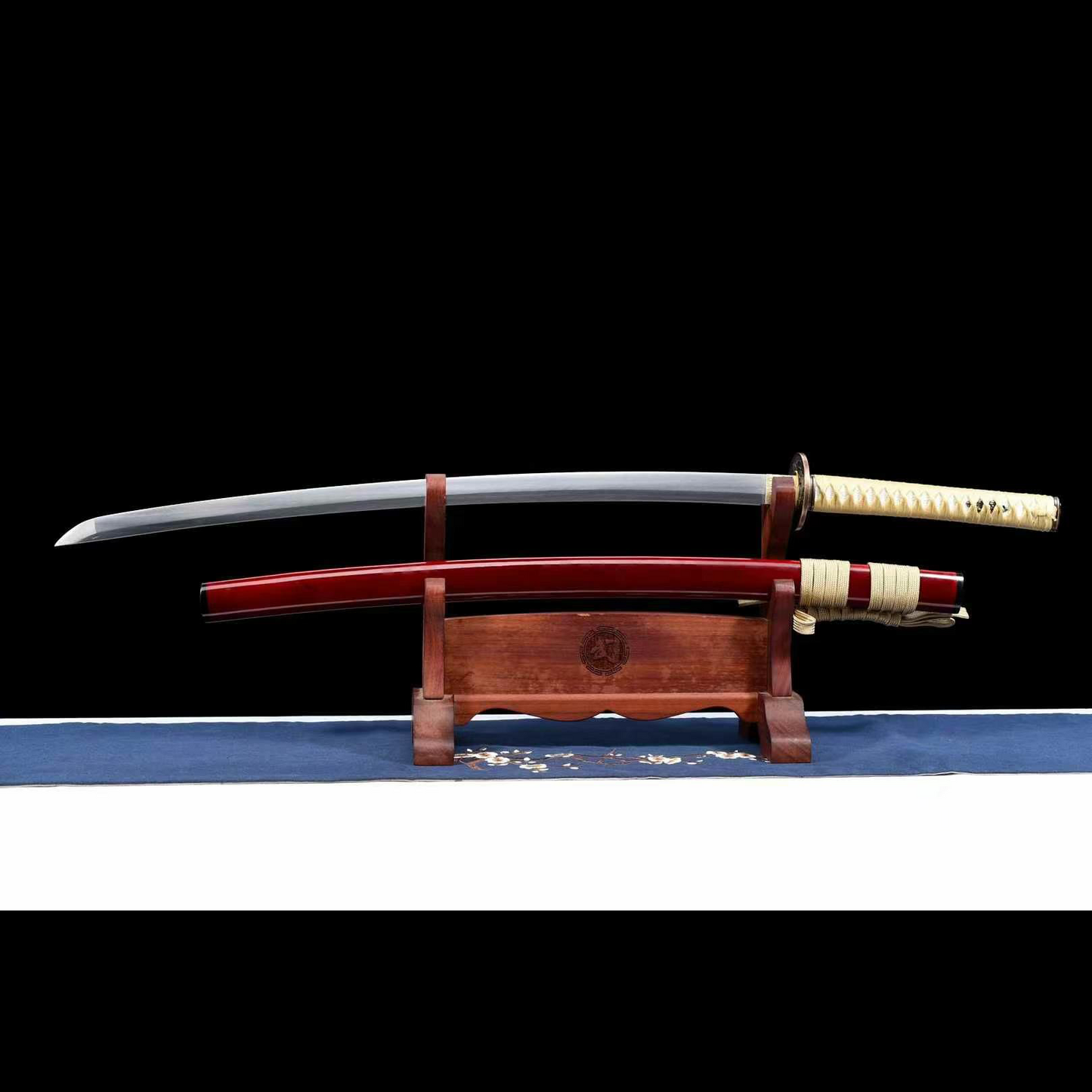 Handcrafted Japanese Samurai Sword Spring Steel Magpie Dance