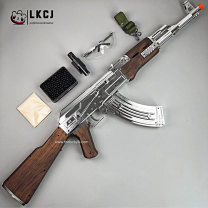 Golden/Silver AK47 Gel Blaster Toygun