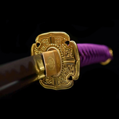 Handcrafted Japanese Samurai Sword Manganese Steel Oda Nobunaga