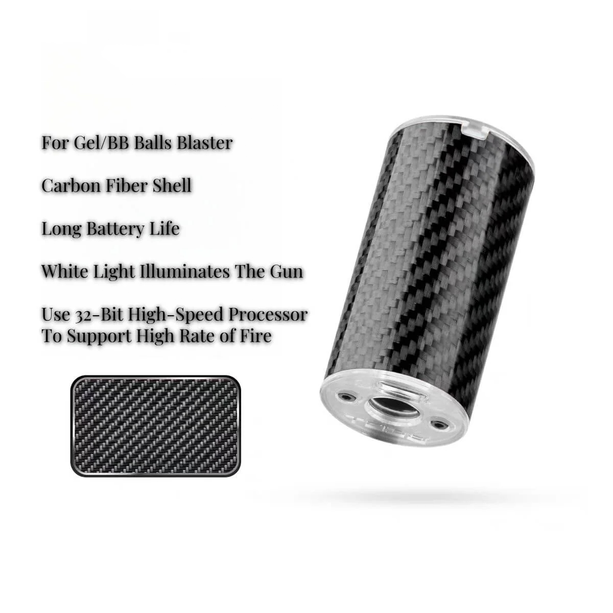 Carbon Fiber Tracer For Gel/BB Balls Blaster 2.0