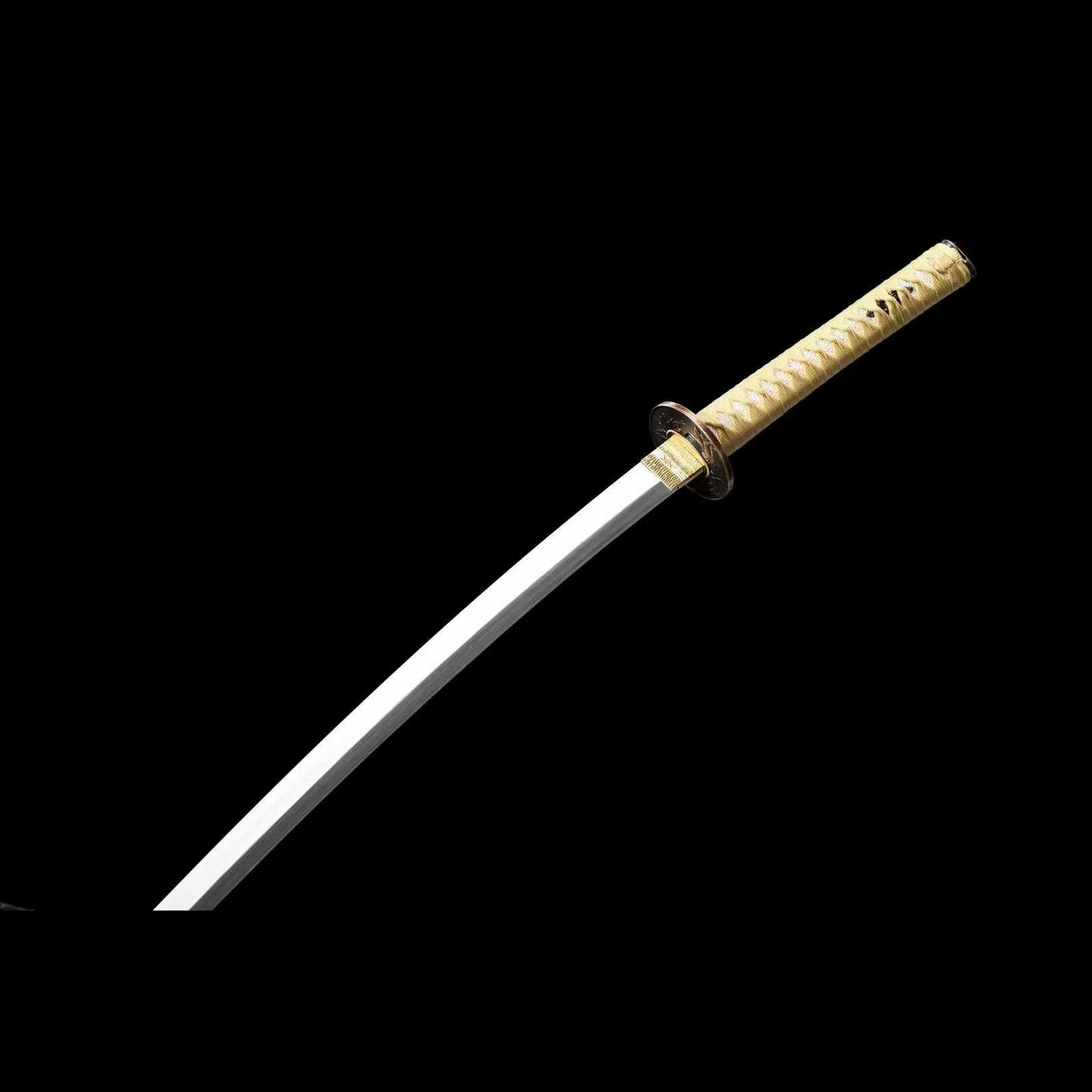 Handcrafted Japanese Samurai Sword Spring Steel Magpie Dance
