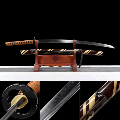Hand Forged Japanese Samurai Katana Specialty Steel Nightfall Dawn
