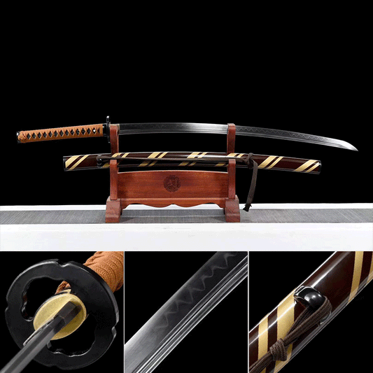Hand Forged Japanese Samurai Katana Specialty Steel Nightfall Dawn