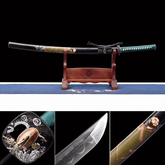 Hand Forged Japanese Samurai Katana Pattern Steel TranquilZen