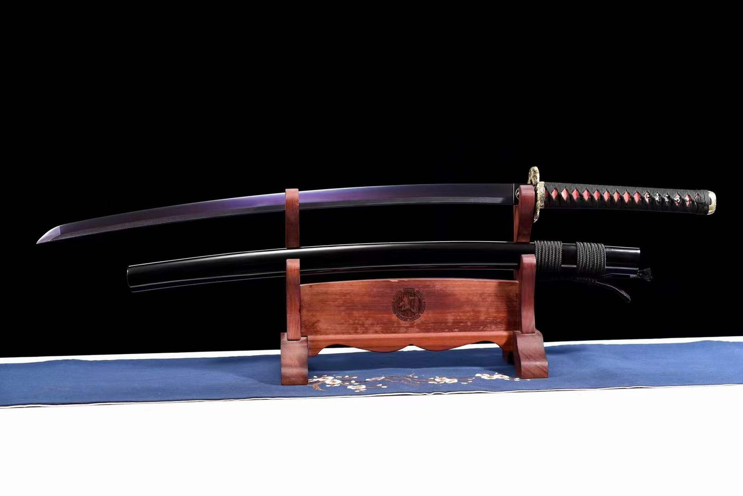Handcrafted Japanese Samurai Sword Manganese Steel Akashic pupil