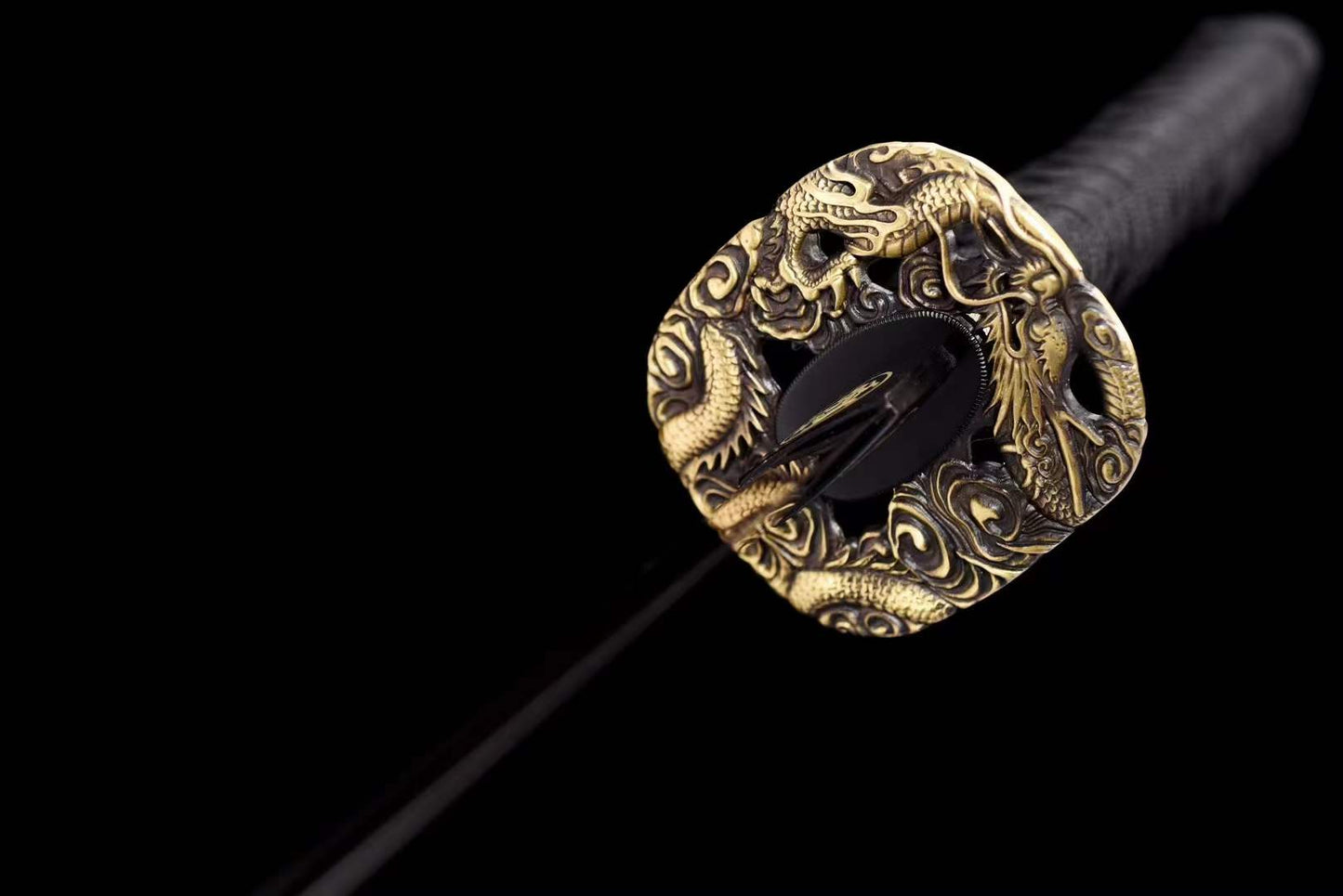 Handcrafted Japanese Samurai Sword Manganese Steel Akashic pupil