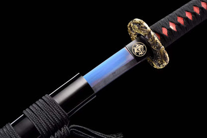 Handcrafted Japanese Samurai Sword Manganese Steel Akashic pupil