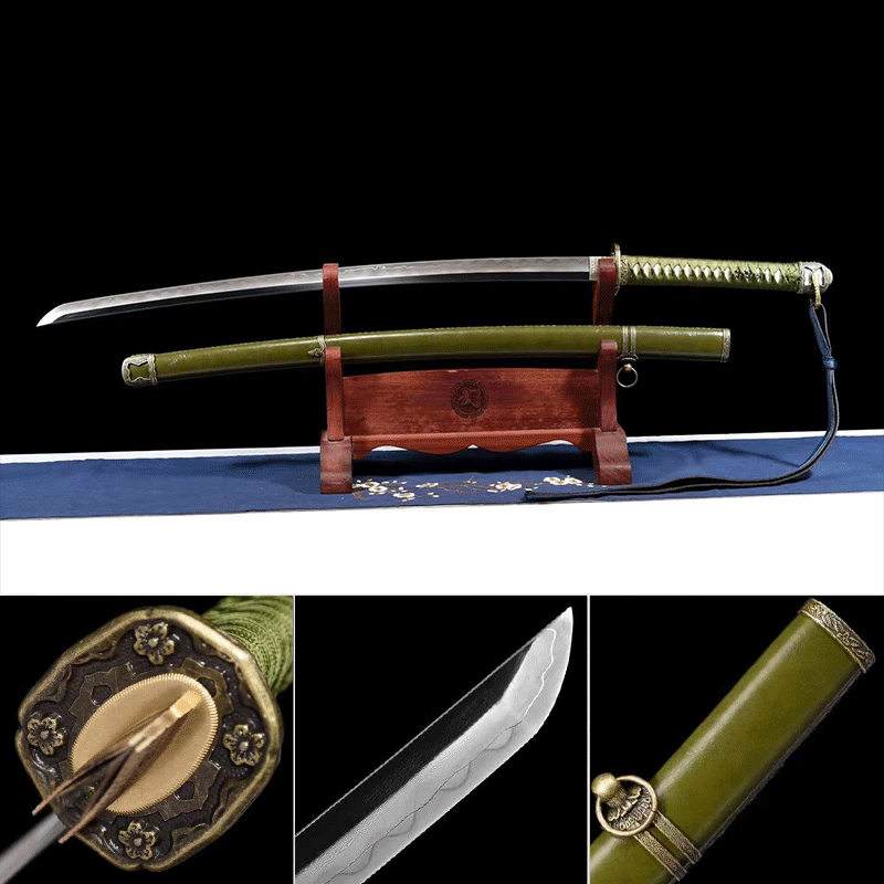 Handcrafted Japanese Samurai Sword Pattern Steel 98 Style Military Knife