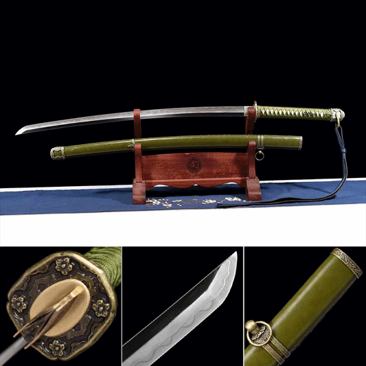 Handcrafted Japanese Samurai Sword Pattern Steel 98 Style Military Knife