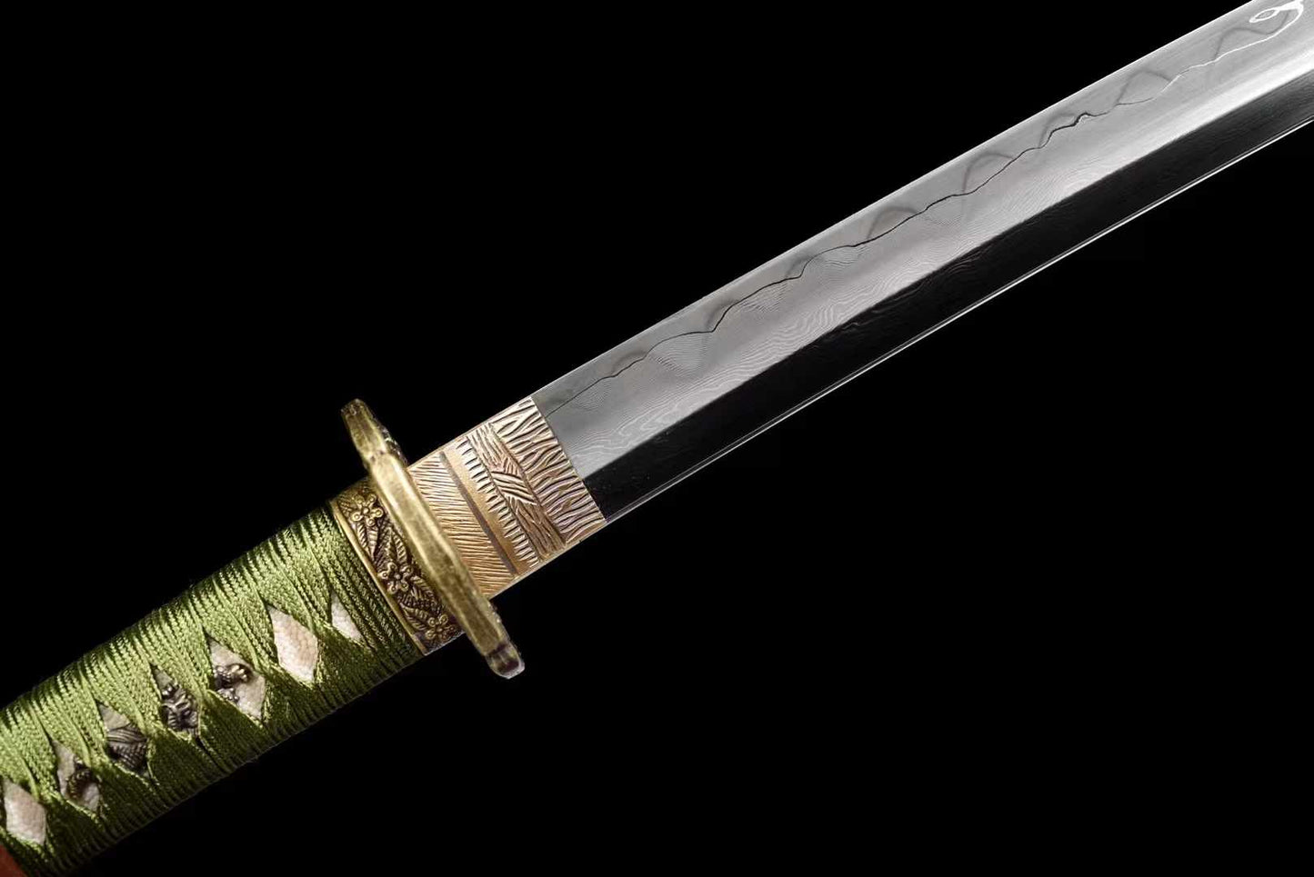 Handcrafted Japanese Samurai Sword Pattern Steel 98 Style Military Knife