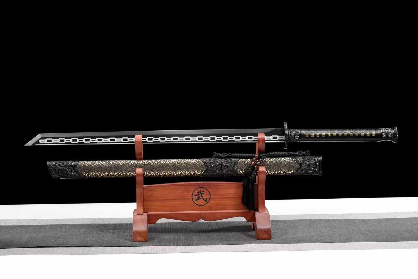 Black Gold Ancient Sword - Mighty Dragon Slayer