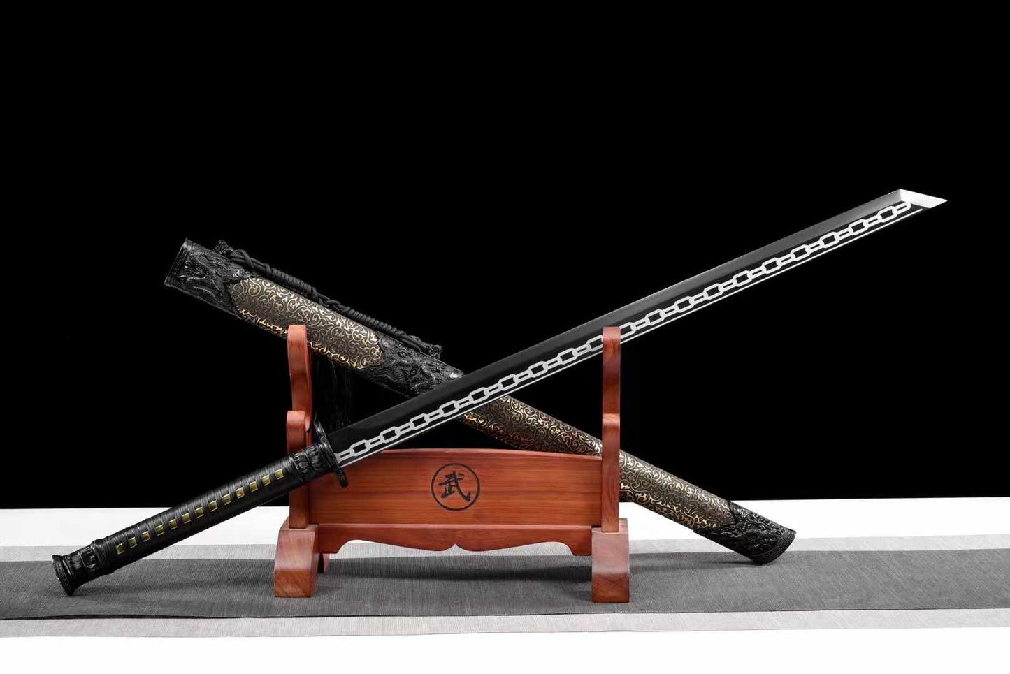 Black Gold Ancient Sword - Mighty Dragon Slayer