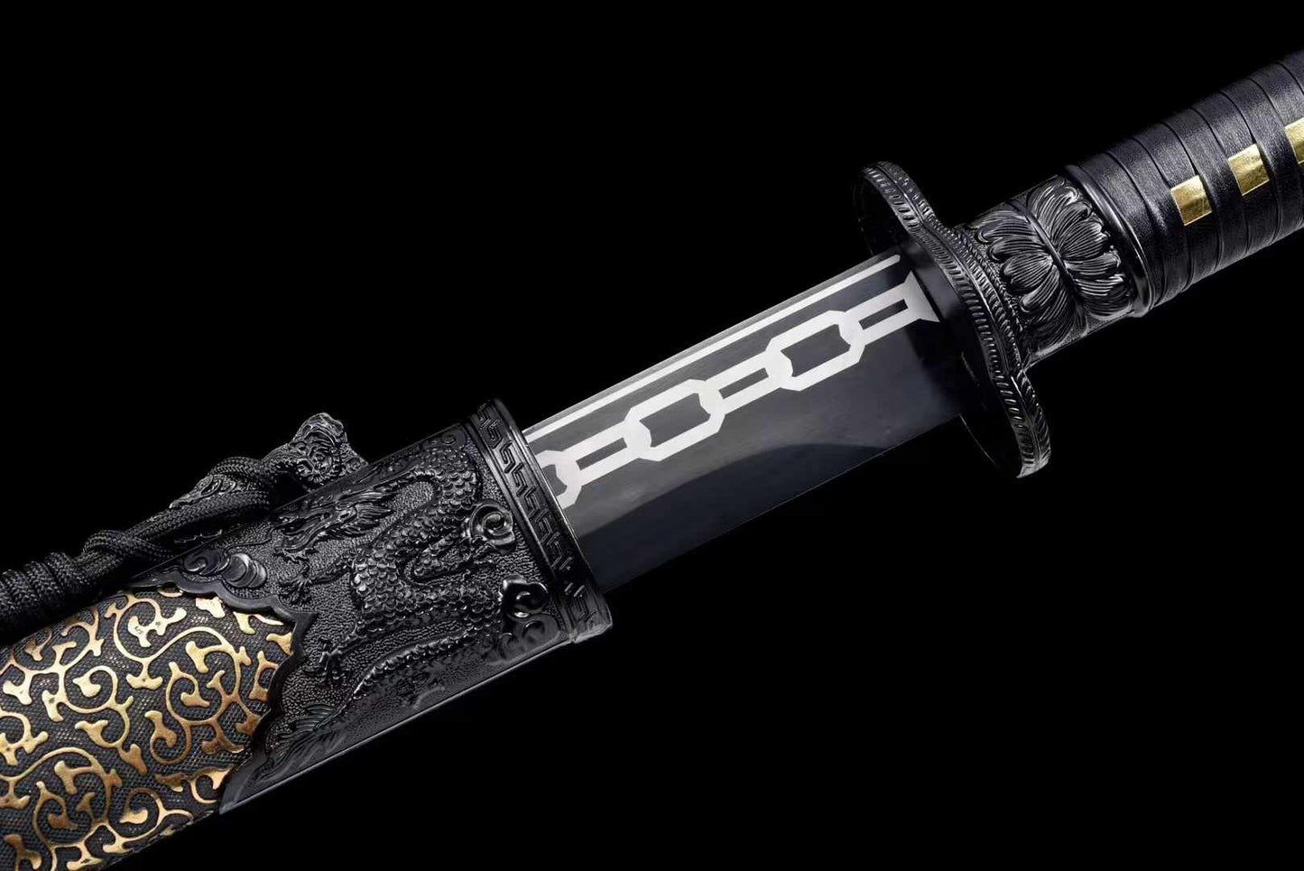 Black Gold Ancient Sword - Mighty Dragon Slayer