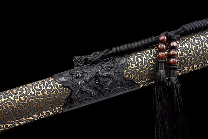 Black Gold Ancient Sword - Mighty Dragon Slayer