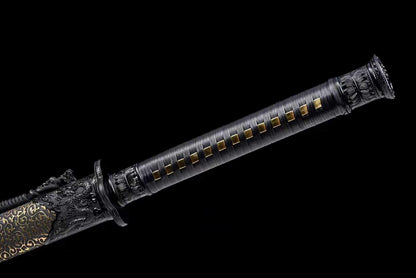 Black Gold Ancient Sword - Mighty Dragon Slayer