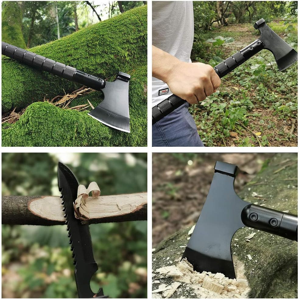 Camping Axe, Folding Survival Hatchet Axe Tactical Camp Axe for Outdoor Adventure