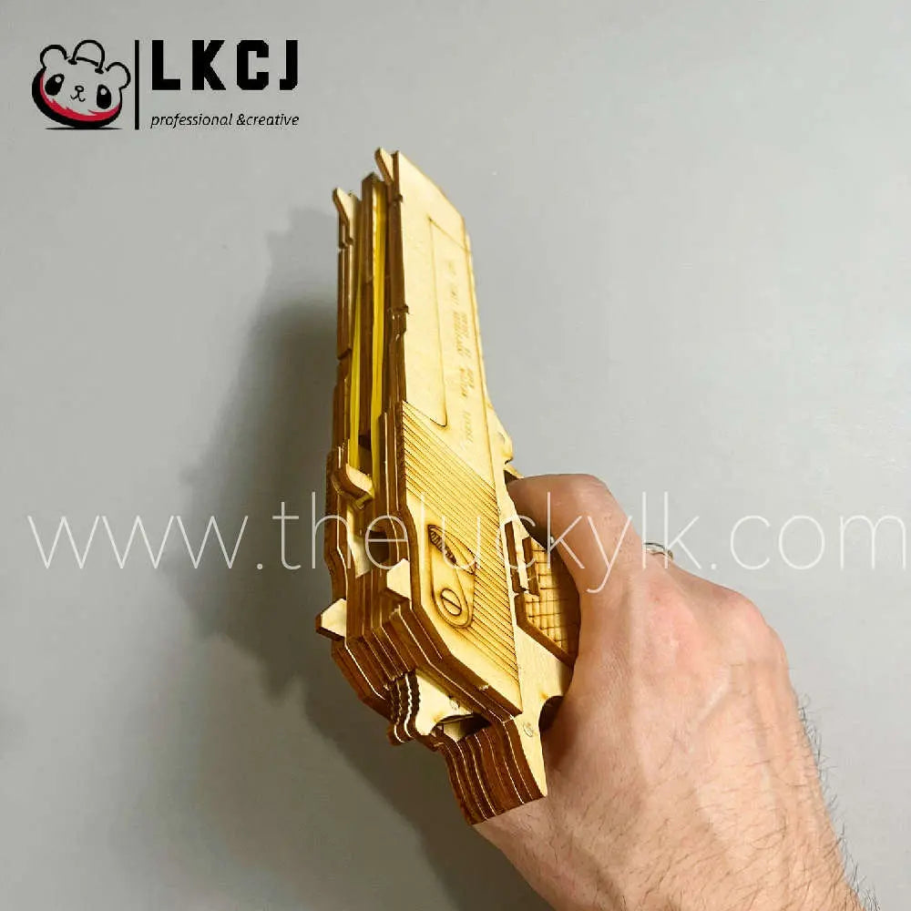 Desert Eagle Pistol  - Wooden DIY Toy
