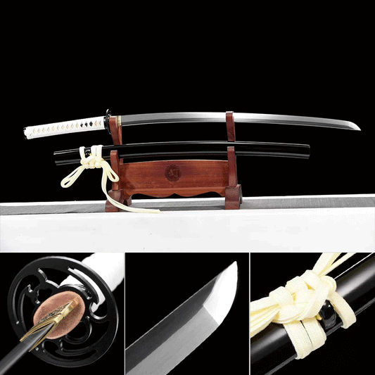 Handcrafted Japanese Samurai Sword Spring Steel Fox Hunt
