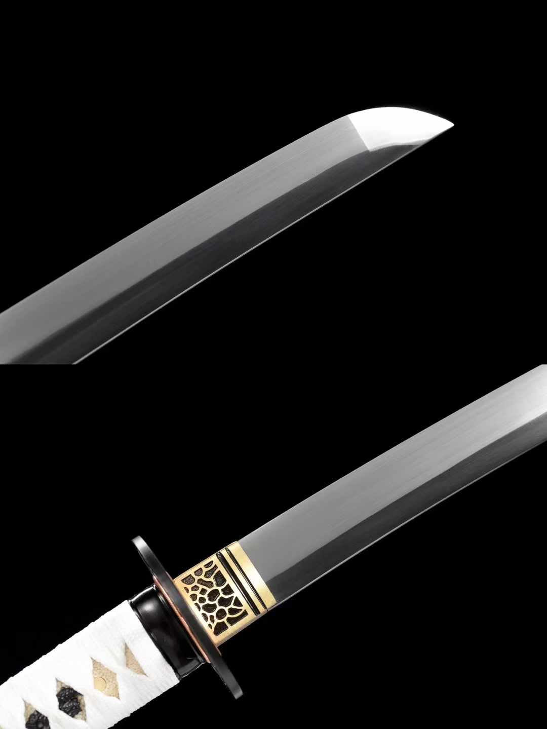 Handcrafted Japanese Samurai Sword Spring Steel Fox Hunt