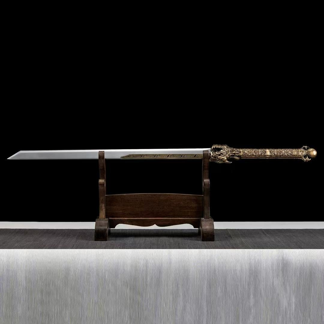 Handmade Ao Long Chinese Sword With High Manganese Steel