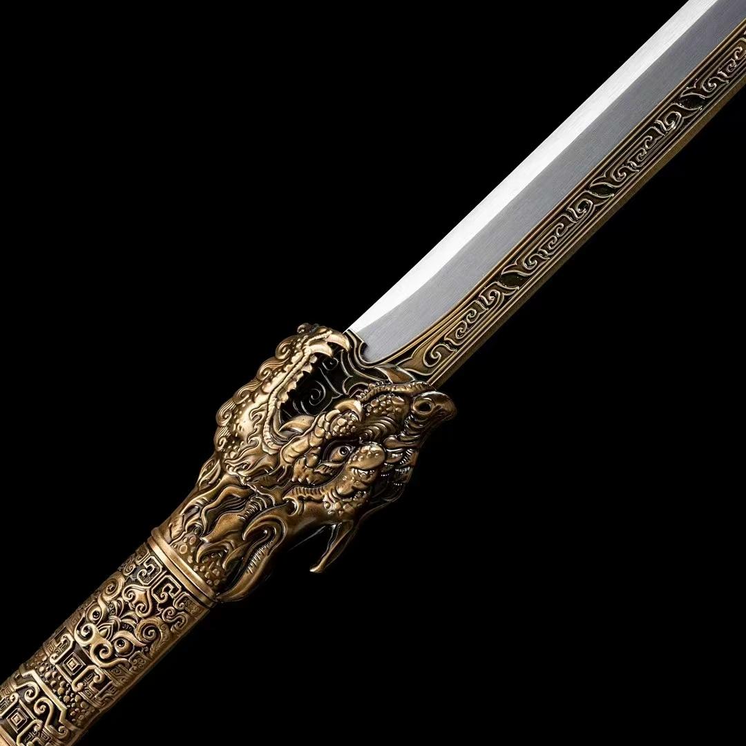 Handmade Ao Long Chinese Sword With High Manganese Steel