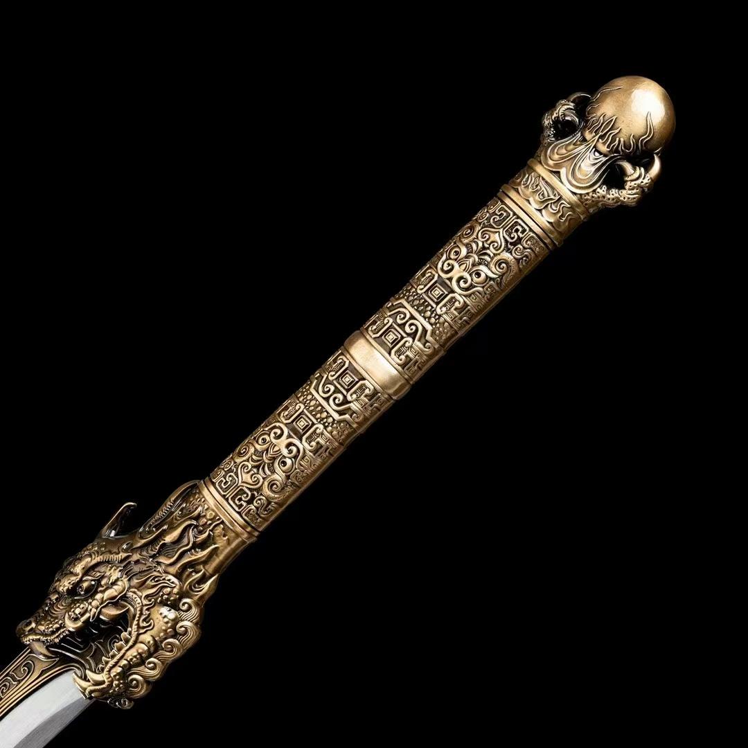 Handmade Ao Long Chinese Sword With High Manganese Steel