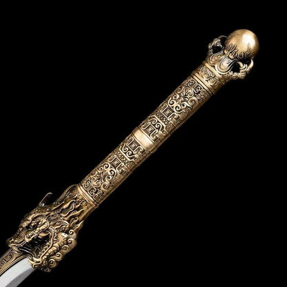 Handmade Ao Long Chinese Sword With High Manganese Steel