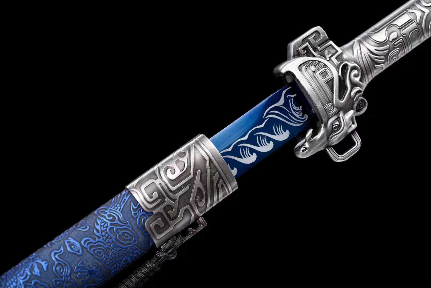 Handmade Chinese Sword With Thunder Tiger Tang Heng