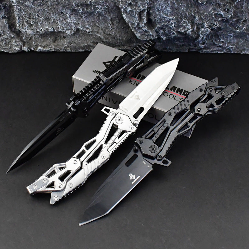 Mechanical Armor Magic Folding Knife