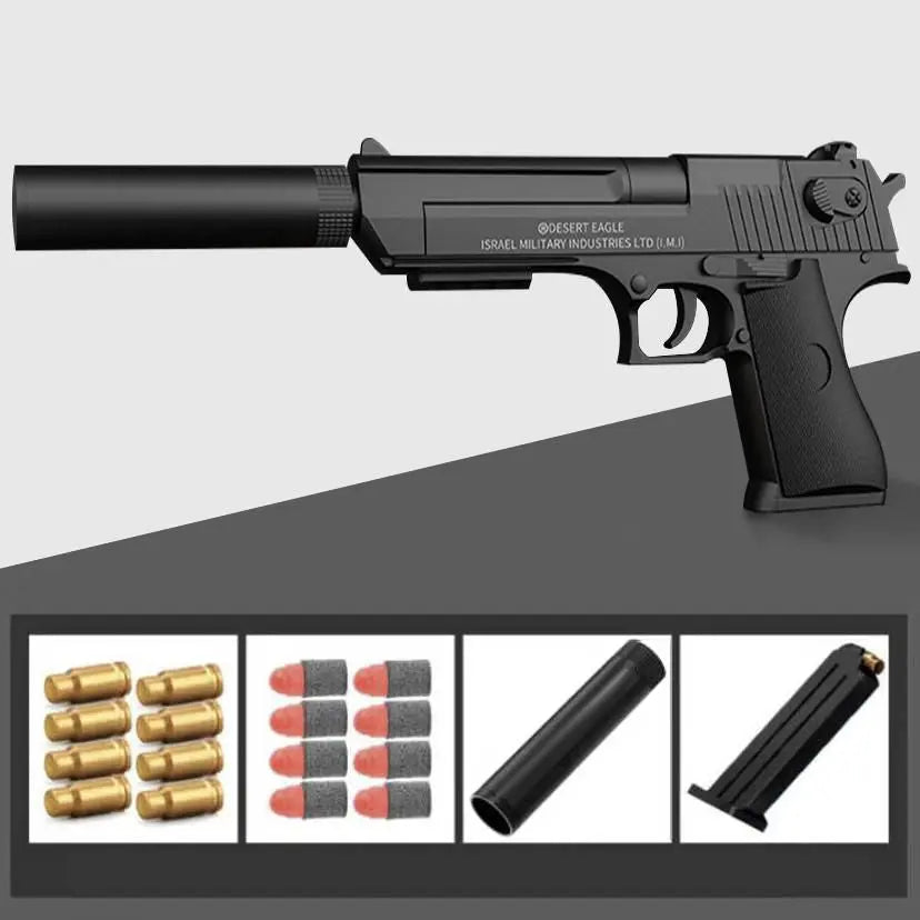 New Plastic EVA Foam Darts Bullets Gun Aim Train Handgun Air Gun