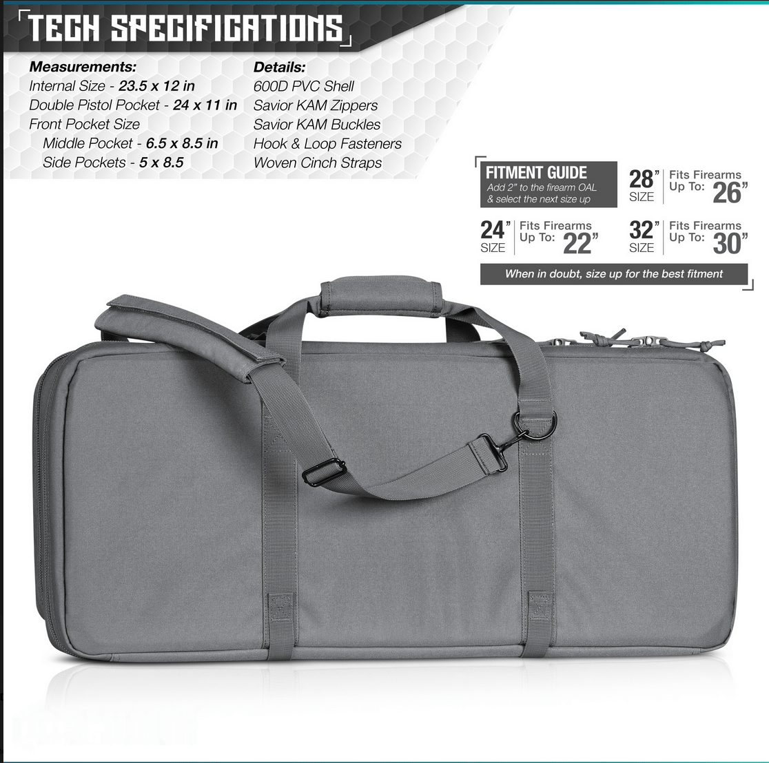 American Classic Shorty Double Case (3 Sizes)