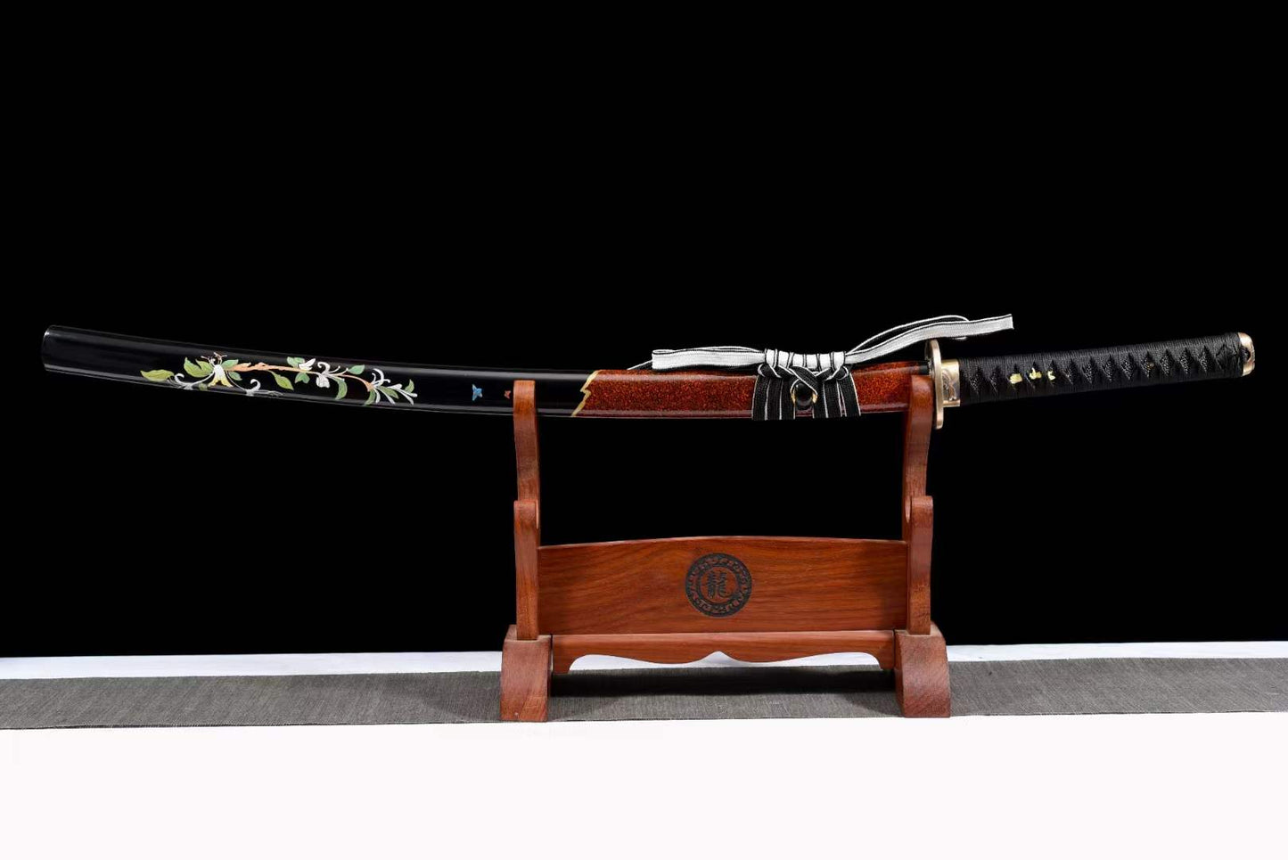 Handcrafted Japanese Samurai Sword Pattern Steel Gohun Soul