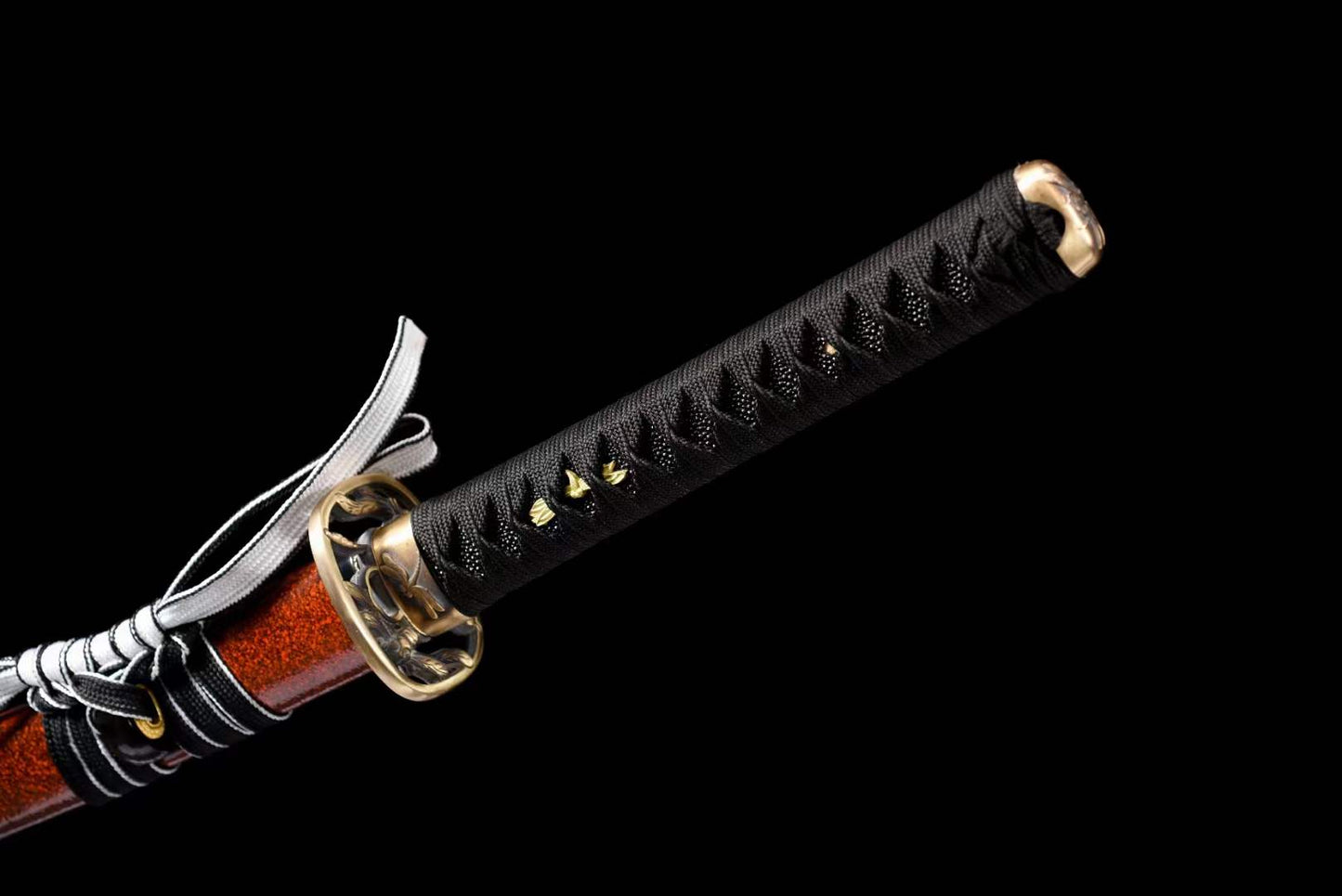 Handcrafted Japanese Samurai Sword Pattern Steel Gohun Soul