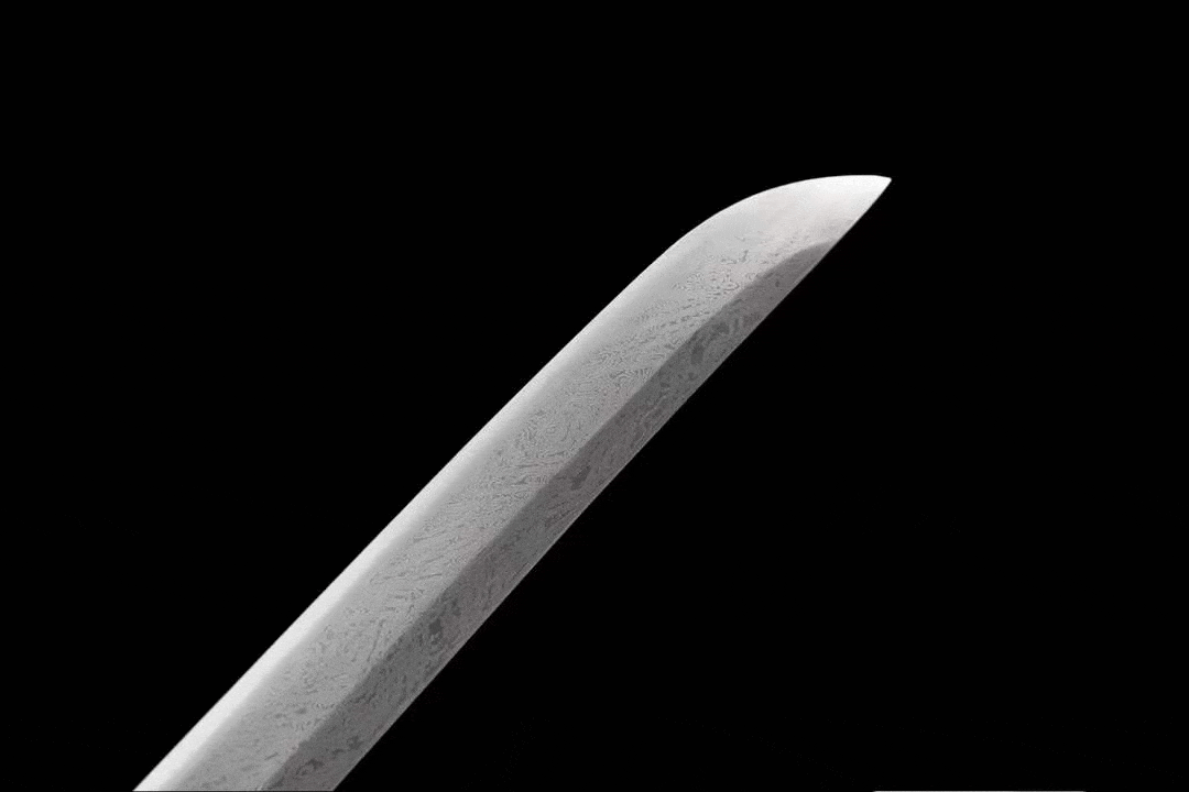 Damascus Steel Samurai Katana Auspicious Cloud Fighting Sword